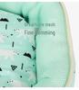 Summer Cooling Pet Bed: Breathable Cotton Nest for Cats and Small Dogs
