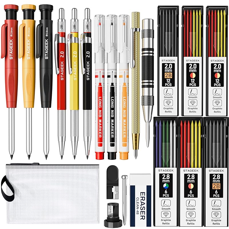 

STAGEEK Architectural mechanical pencil set of 3