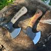 New Multi-functional Small Cyclone Forged Durable Firewood Splitting Camping Portable Forged Track Woodworking Axe Tool