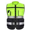 Multi-pocket Reflective Safety Vest for Construction & Security