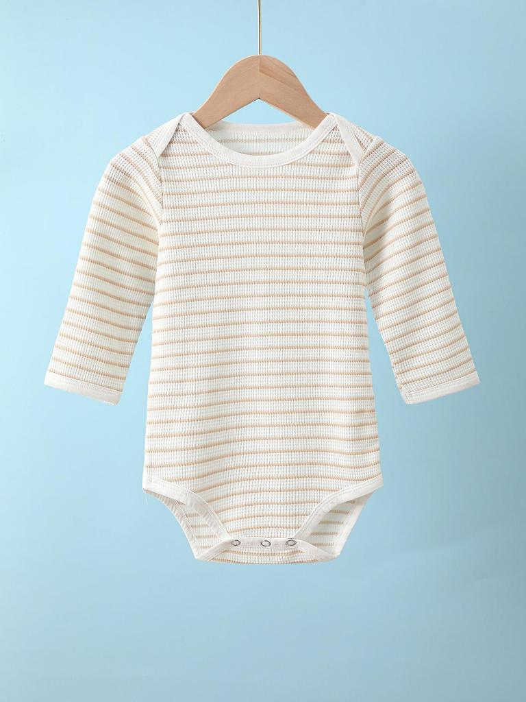 Baby Girl Cotton Long-Sleeve Summer Jumpsuit for Newborns - Air-Conditioned, Boneless Design