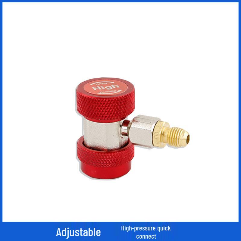 R134a Quick Coupler High/Low Pressure AC Refrigerant Adapter Tool