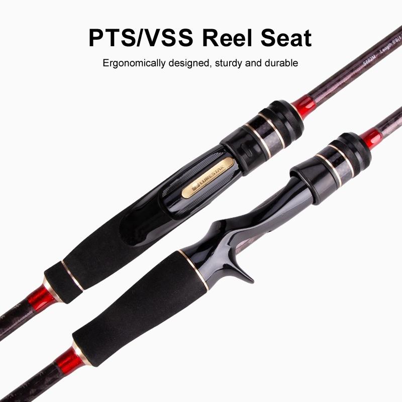RAINBOW SWORD Spinning Casting Fishing Rod Fuji Ring F Action Lure Rod High Carbon Bass Pike Rod Fishing Rod