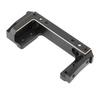 RC Front Bumper Mount Brass Front Bumper Servo Mounting Bracket Stand for SCX10 II RC Crawler Cars Black