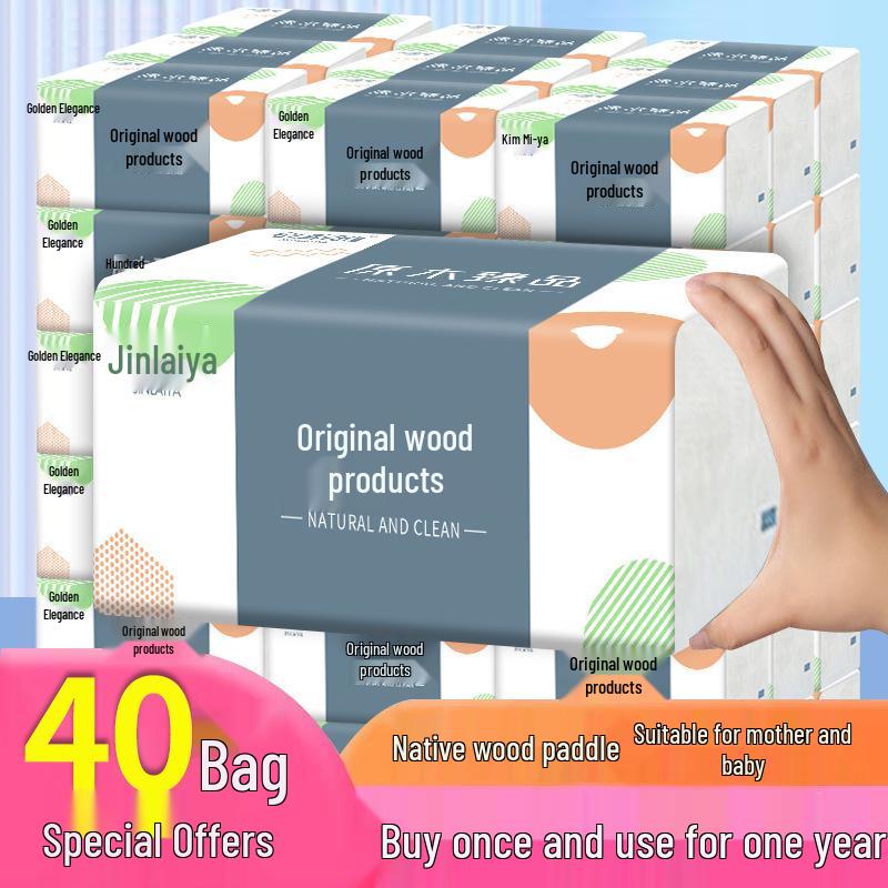 420-Pack Large Facial Tissue & Paper Towel Family Set