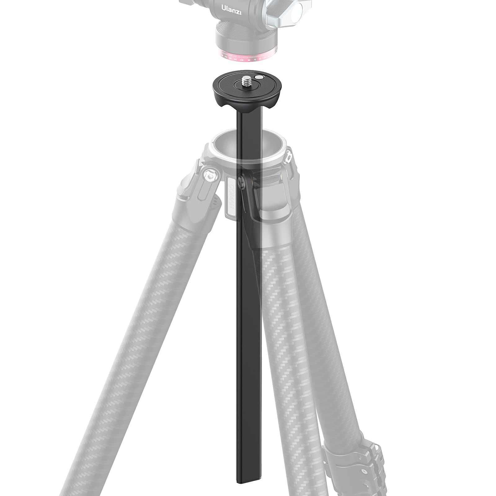 

Ulanzi Zero Y Tripod Tripod Center Ball Replacement for Tripod Compatible with Aluminum Accessory, Heads, 1/4 Threads, чёрный