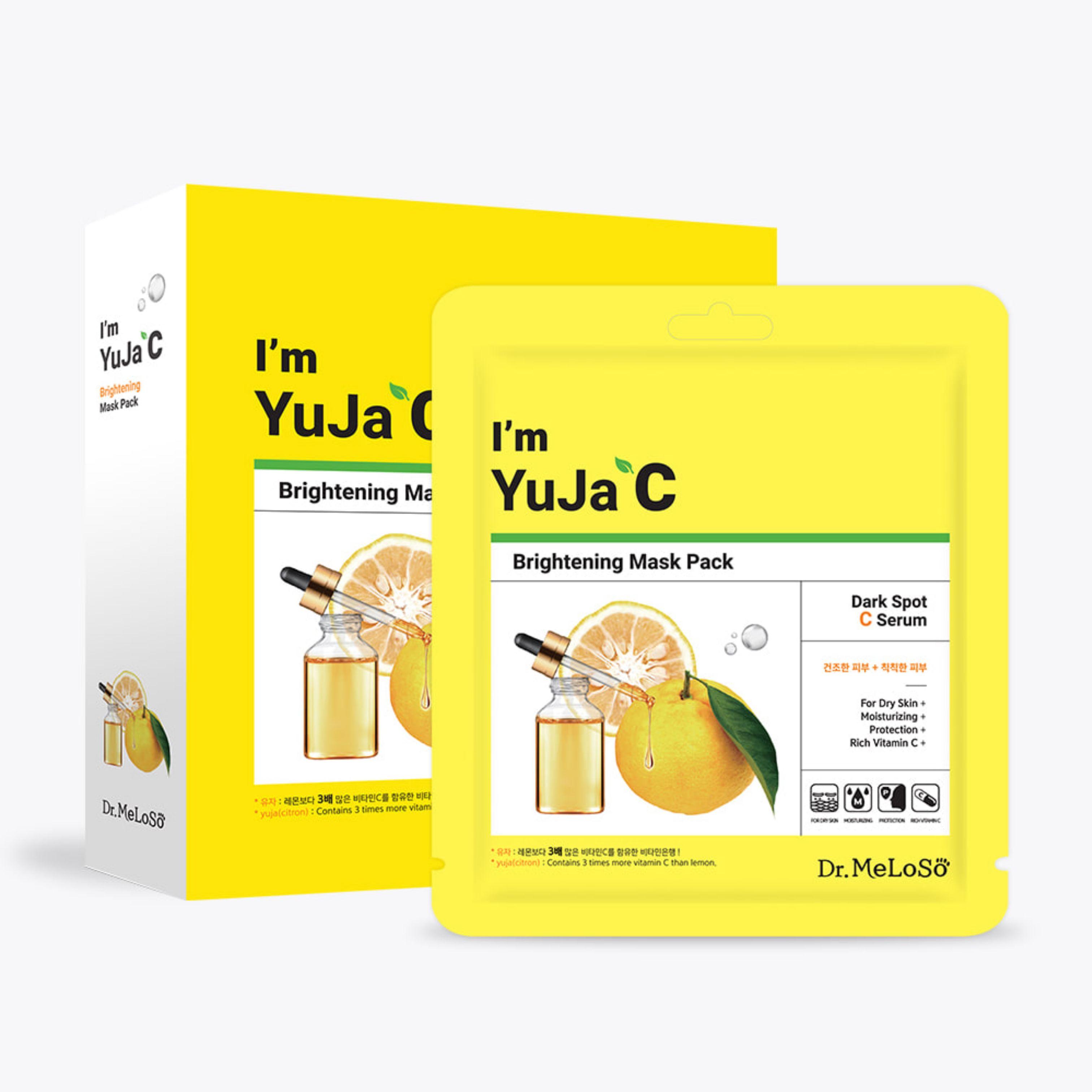 Dr.MeLoSo I m Yuja C Brightening Mask Pack 25ml 10pcs