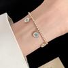 Luxury Vintage Rhinestone Devil's Eye Bangle Devil's Eye Banquet Clothes Jewelry Party Favors