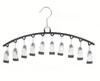 1/2/3 pieces of stainless steel arc-shaped drying racks are suitable for anti slip drying of socks and storage wardrobes
