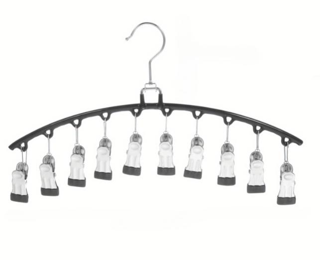 1/2/3 pieces of stainless steel arc-shaped drying racks are suitable for anti slip drying of socks and storage wardrobes