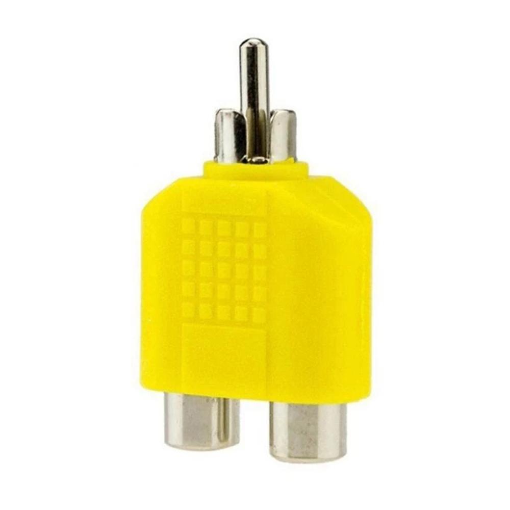 RCA Male to Female Audio Plug Audio Adapter Audio Cable Y Adapter Connectors Plugs RCA to 2 RCA