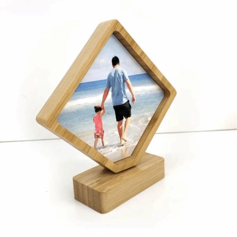 Detachable Magnetic Photo Frame Heart/Round/Oval/Square Shaped Photo Display Rack  Home Decor