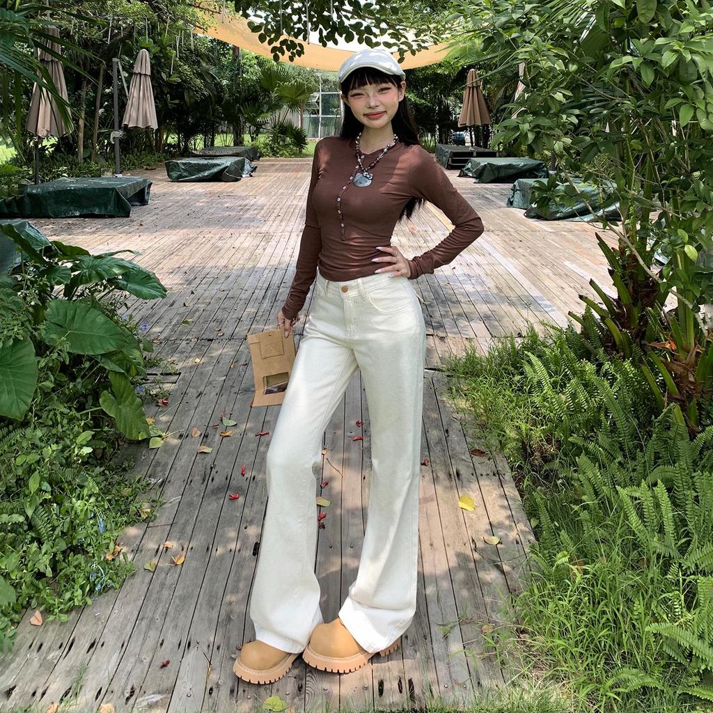 2025 Autumn Low Waist Micro Flare Slimming Jeans for Women