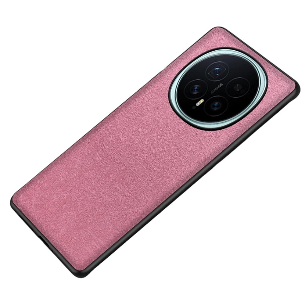 For Honor Magic8 5G Case Silk-Textured PU Leather Coated PC TPU Protective Phone Back Cover