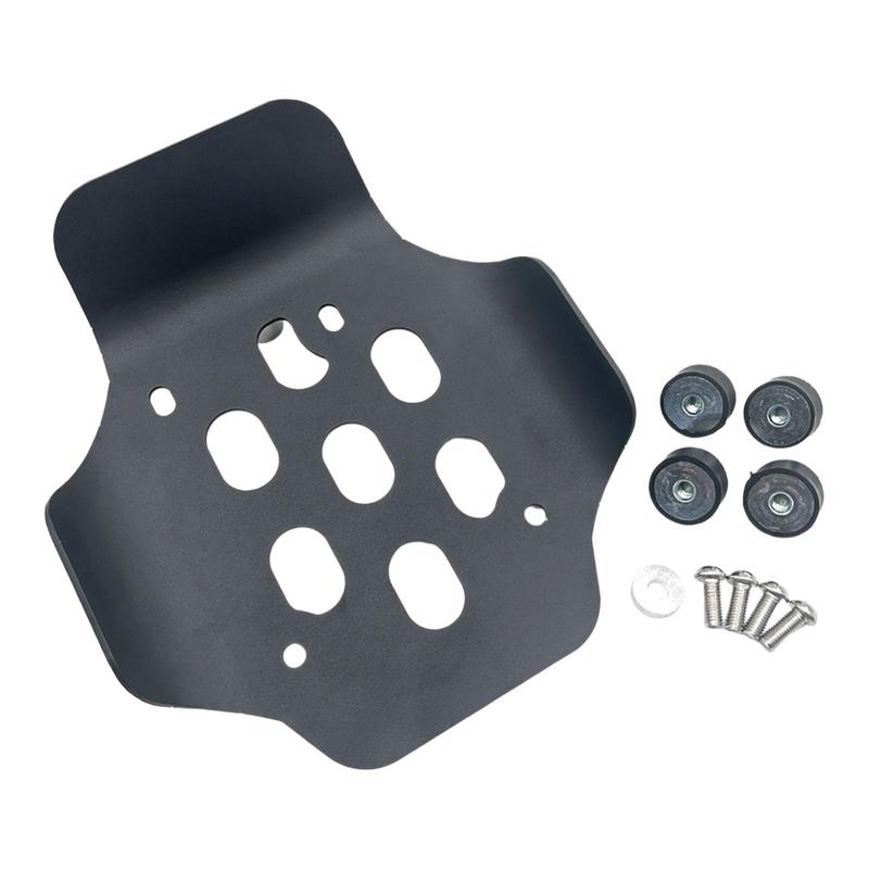 Motorcycle Engine Chassis Guard Black Aluminum Alloy Engine Bottom Protector