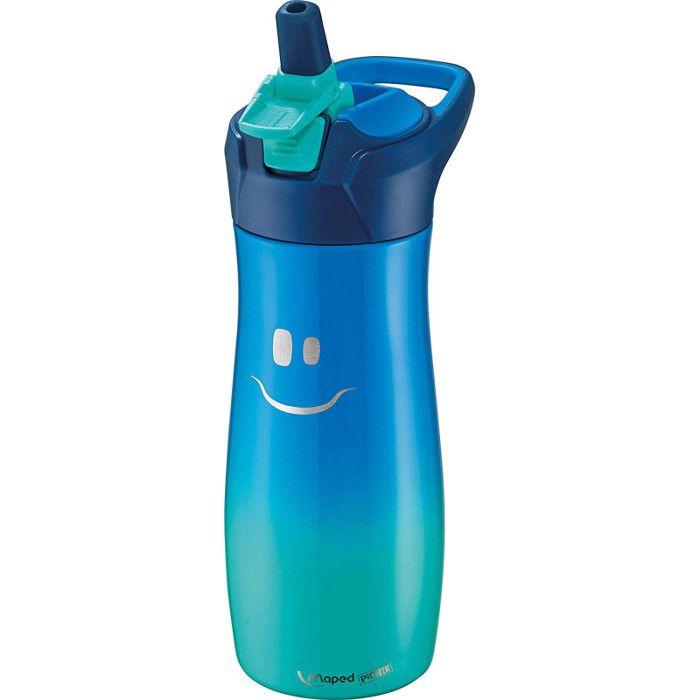 Gourde pour enfant - Bleu - Acier inoxydable - 580ml - Maped - Picnik