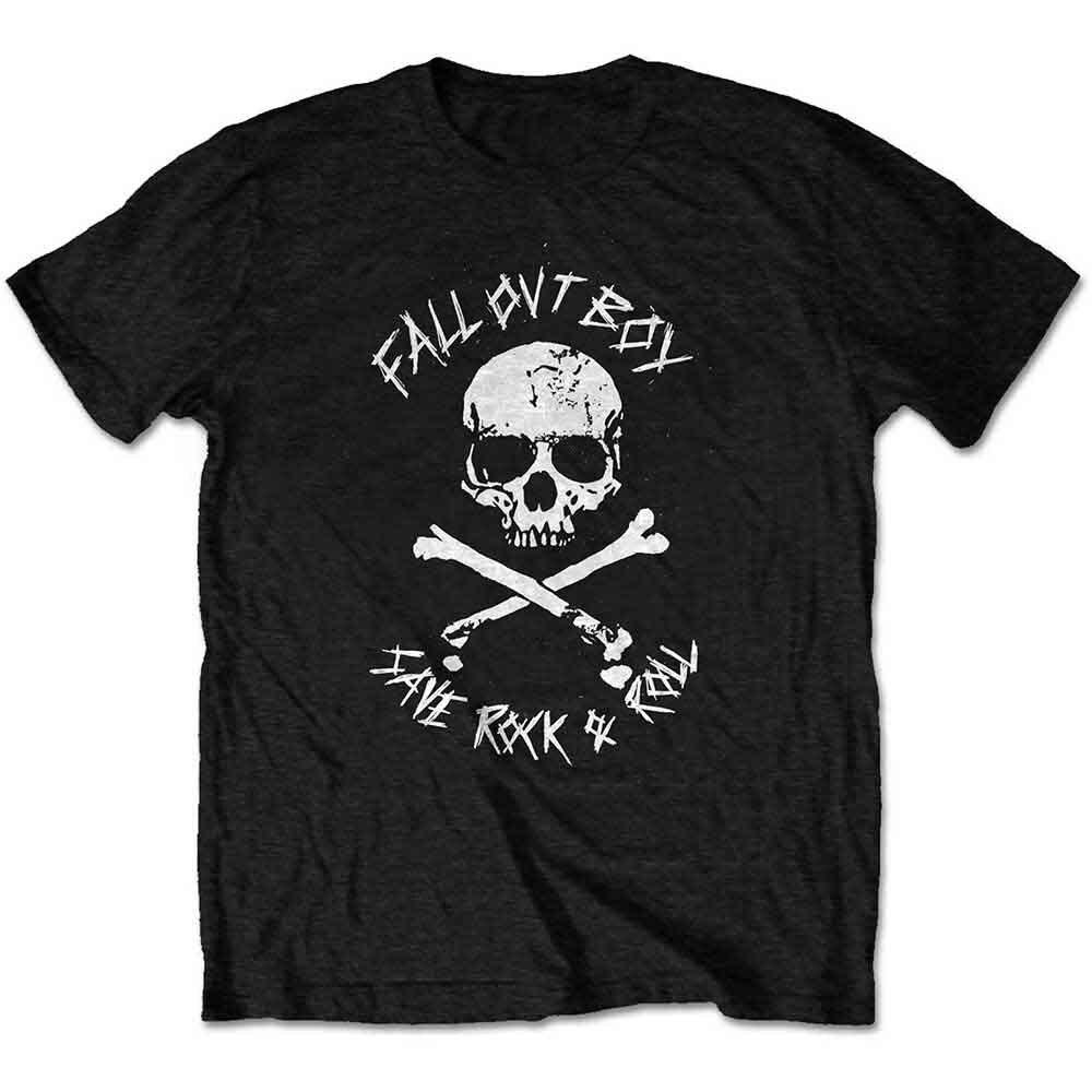 Fall Out Boy Unisex T-Shirt: Save Rock and Roll (X-Large) S