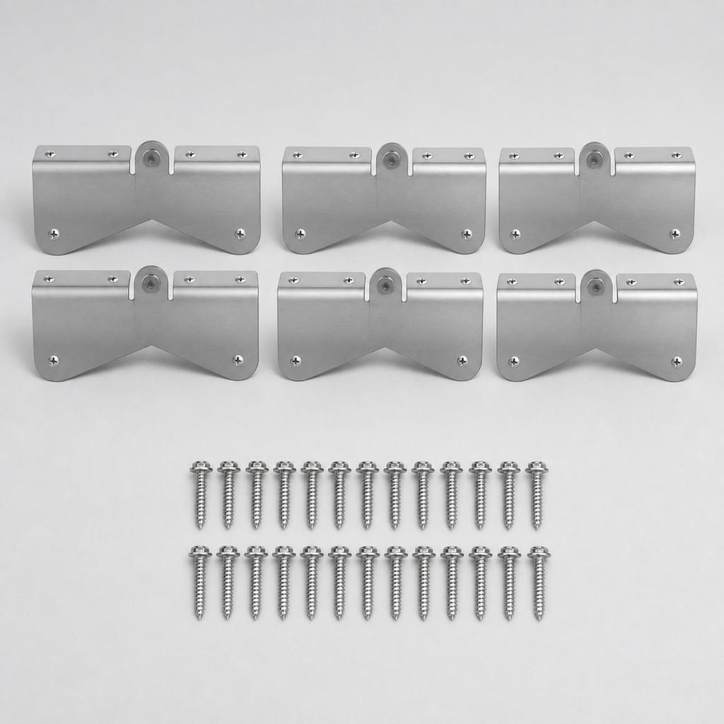 6 Pieces Downspout Extension Hinge Bracket Long-Lasting for Lawn Care, Gardening