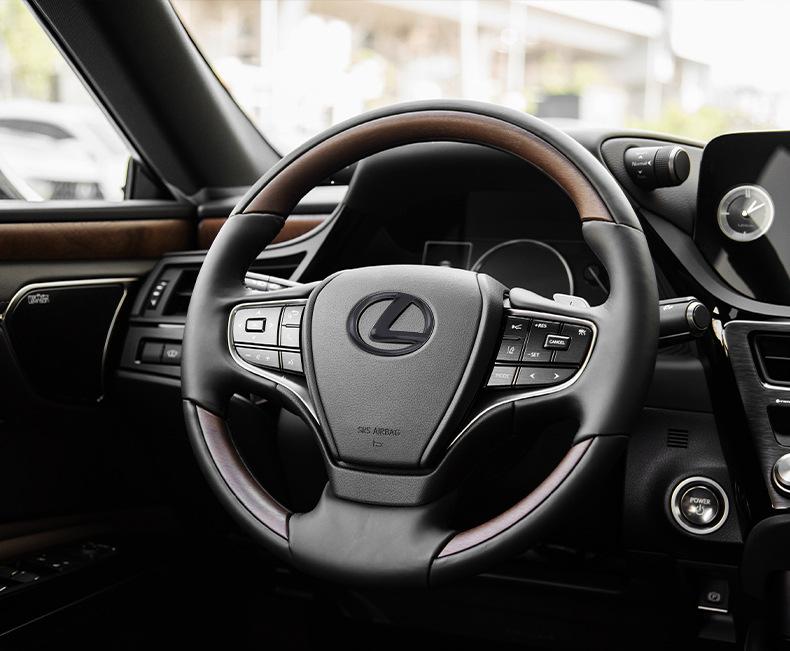MTIQ6 Replace Style Steering Wheel Emblem Badge Sticker For Lexus F SPORT GS GX IS LS LX NX RX RX270 Ct200h IS250 ES 220D IS300 ES350