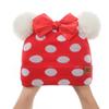 Bow Knot Polka Dot Woolen Hat Scarf Two-piece Set for Autumn and Winter Girls and Babies, Warm Set
