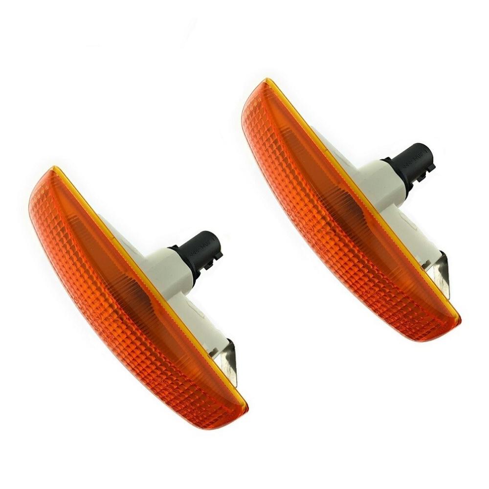 

2Pcs Amber Side Marker Light XGB000073 For Land Rover LR2 LR3 Range Sport