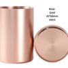 Luftdichte Geruchsdichte Teedose aus Aluminiumlegierung Mini Kräuter Vorratsbehälter Tragbarer Kaffee Aufbewahrungsbehälter Auslaufsichere Teedose