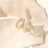 925 Silver Needle Pearl Earrings Design Temperament Earrings Exquisite Retro Ear Jewelry