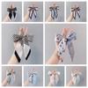 Flower Scarf Bow Keychain Pearl Bag Accessories Headset Pendant Bowknot Bag Pendant  Girl