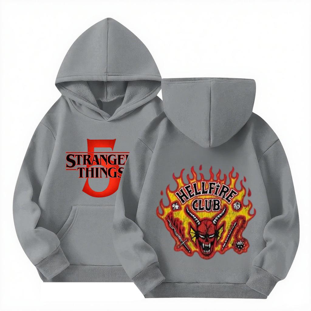 Kinder Kapuzenpullover mit Farbverlaufdruck Langarm Lockeres Sweatshirt Sweatshirt