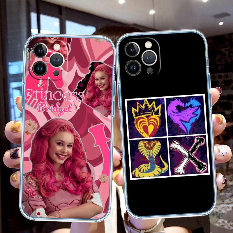CJ33 Descendants Soft Shell Transparent Phone Case for Samsung Galaxy A04 A04S A14 A23 A34 A54 M23 M33 M52 M53