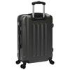Suitcase Set 3 pcs Dark Grey 50 x 31 x 78 cm ABS Plastic
