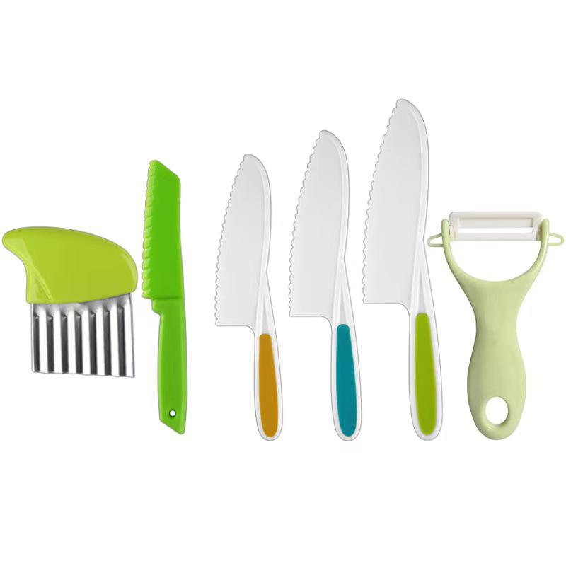 Children's Toy Knife Set for Early Education - Safe Cutting Tools for Kindergarten and Vegetable Play