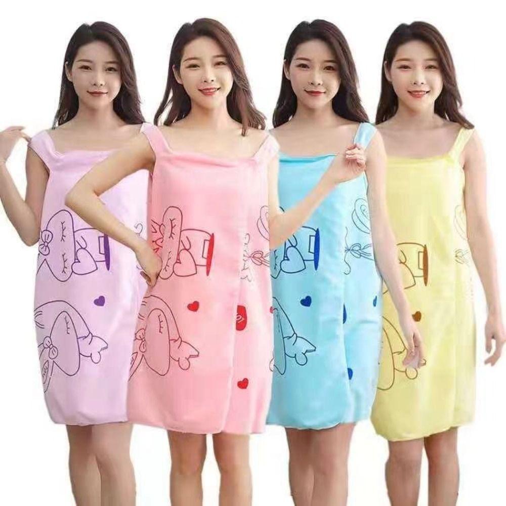 Ultra-Soft Wearable Bath Towel Thickening Bath Skirt Fashion Shower Towels Spa Use