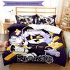 3pcs Custom Name Cartoon Murder Drones Bedding Set Duvet Cover Closure Includes 1 Duvet Cover & 2 Pillowcases for All Seasons Bedroom Decor