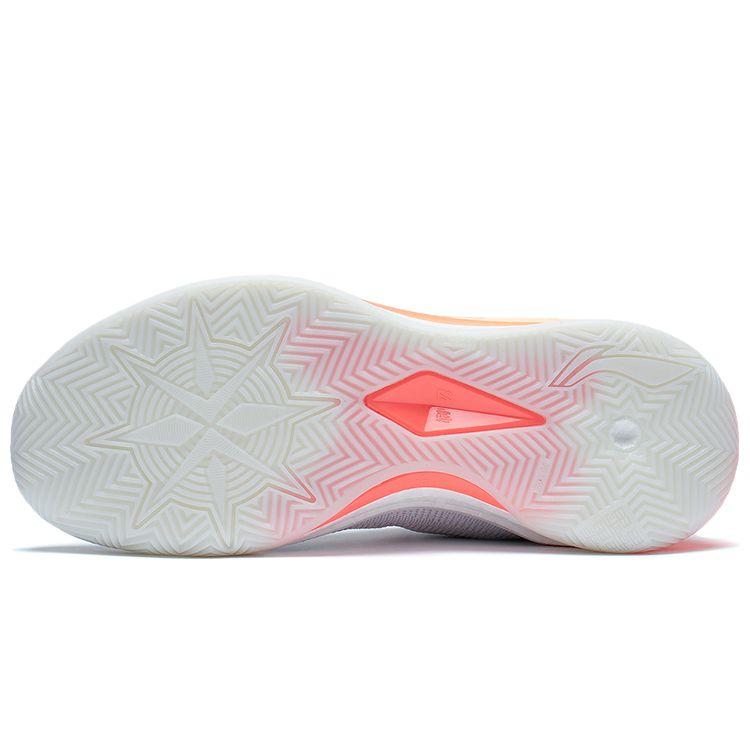 LiNing Blade 3 Original Blade Shock Absorption Anti-Slip Wear-Resistant Mid-Top Basketball Shoes Men Basketball Shoes White ABAS089-6