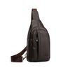 2026 Brand Men's Chest Bags Casual Simple Men's Shoulder Bag Large Capacity Multi-compartment Soft Leather Crossbody Bag