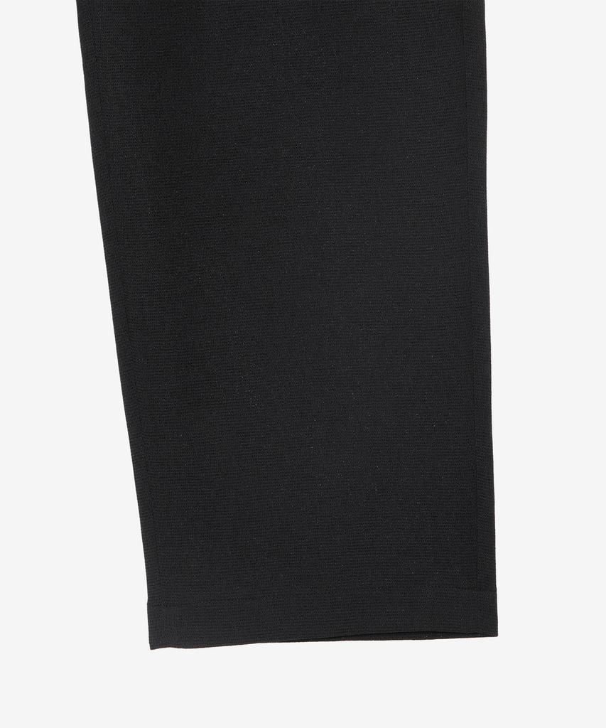 MINDBRIDGE [Couture] One-Pleat Relaxed Fit Textured Full Elastic Waist Pants