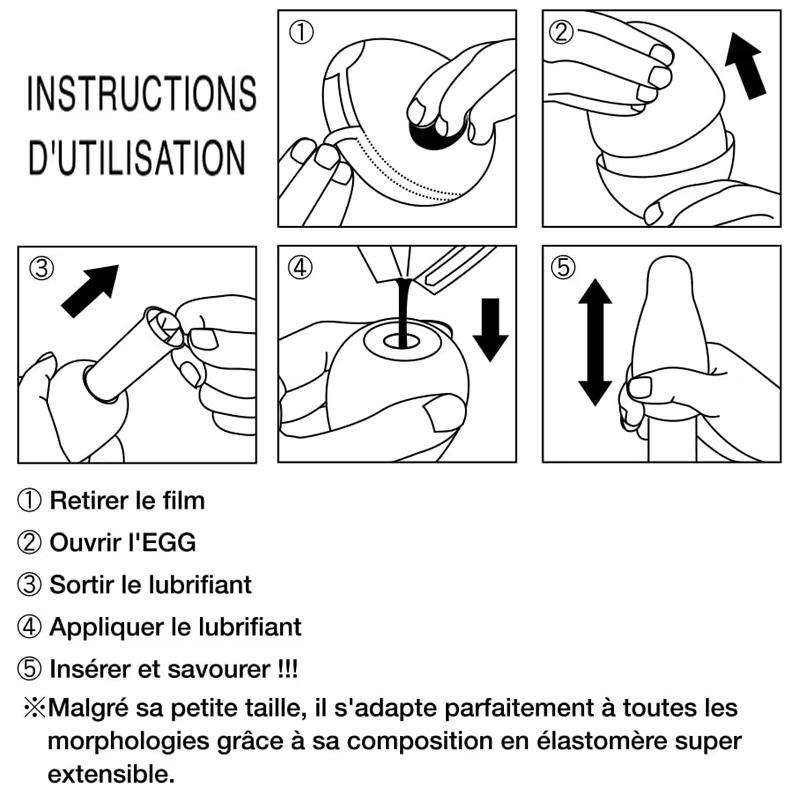 Uovo Masturbatore Maschile in Silicone Tascabile Mini Tazza Masturbazione Pene Super Elastico Massaggiatore con Lubrificante Giocattoli Sexy per Adulti