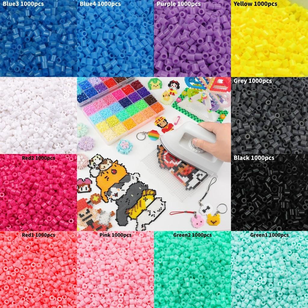 Набор бусин 17 цветов Perler для детей и взрослых, 3D-пазл, мозаика, поделки для мальчиков, девочек, взрослых, набор