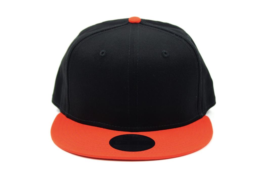Snapback Cap ADJUSTABLE CAP 9FIFTY [New Era] (BLACK/TEAM ORANGE)
