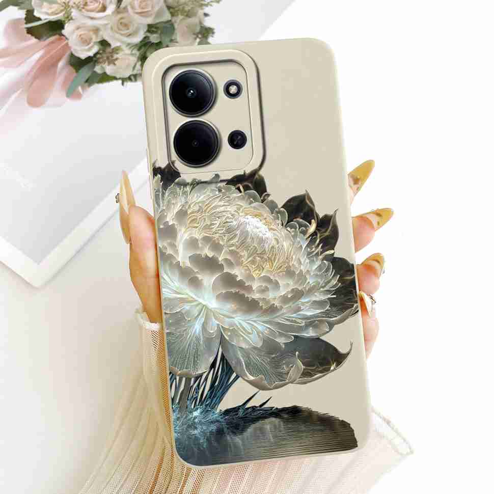 For Xiaomi Redmi 15C 4G Case Cute Couple Flower Cartoon Cover Phone Case For Xiaomi Redmi 15C Redmi15C 4G 5G Back Cover Capa