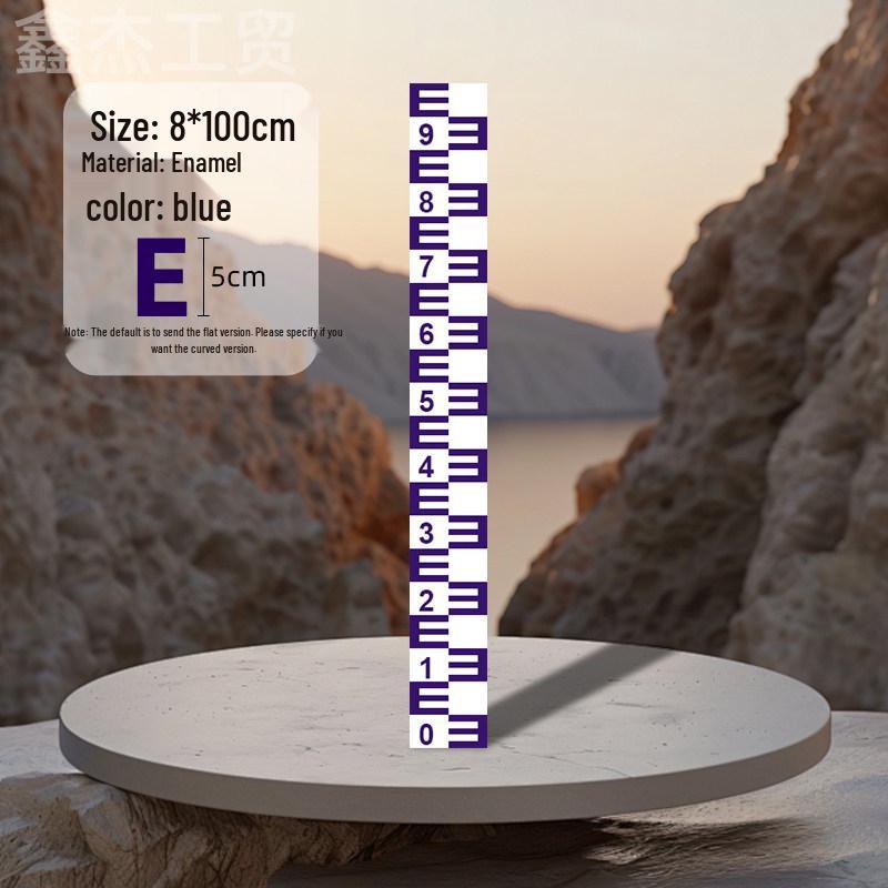 Stainless Steel & Aluminum Water Depth Measuring Ruler