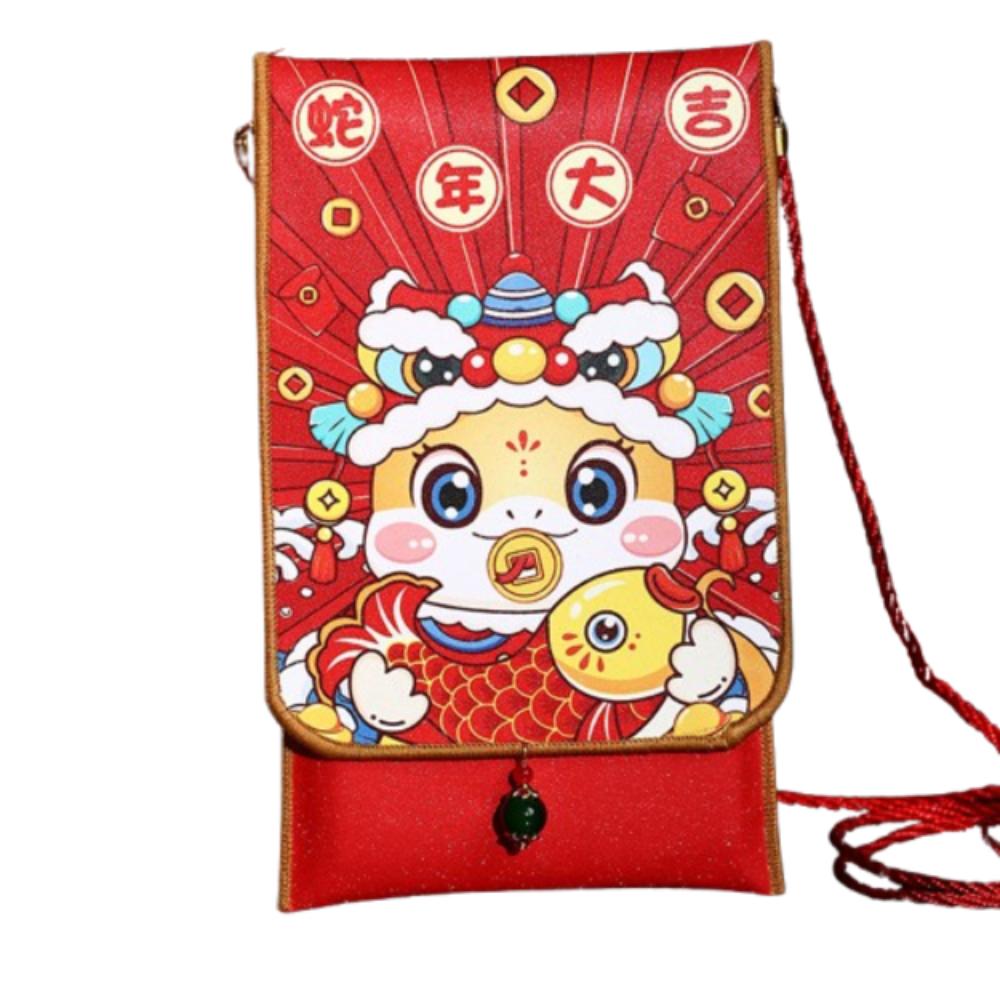 Chinese 2025 Snake Year Red Envelopes Blessing Lucky Money Pockets Money Packet  Wedding Birthday