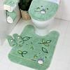 Senko My Neighbor Totoro Forest Wind Long Toilet Mat, Approximately 80 X 60 Cm, Green, 11833