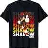 Sonic The Hedgehog Shadow Ułożony Tekst Fajne Logo Koszulka
