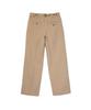 Sinkia Heritage Adjustable Double-Pleat Trousers Tan Beige