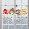 Christmas Window Clings For Glass Window Window Decor Window Holiday Stickers Santa Elk Snowflakes Static Stickers Holiday