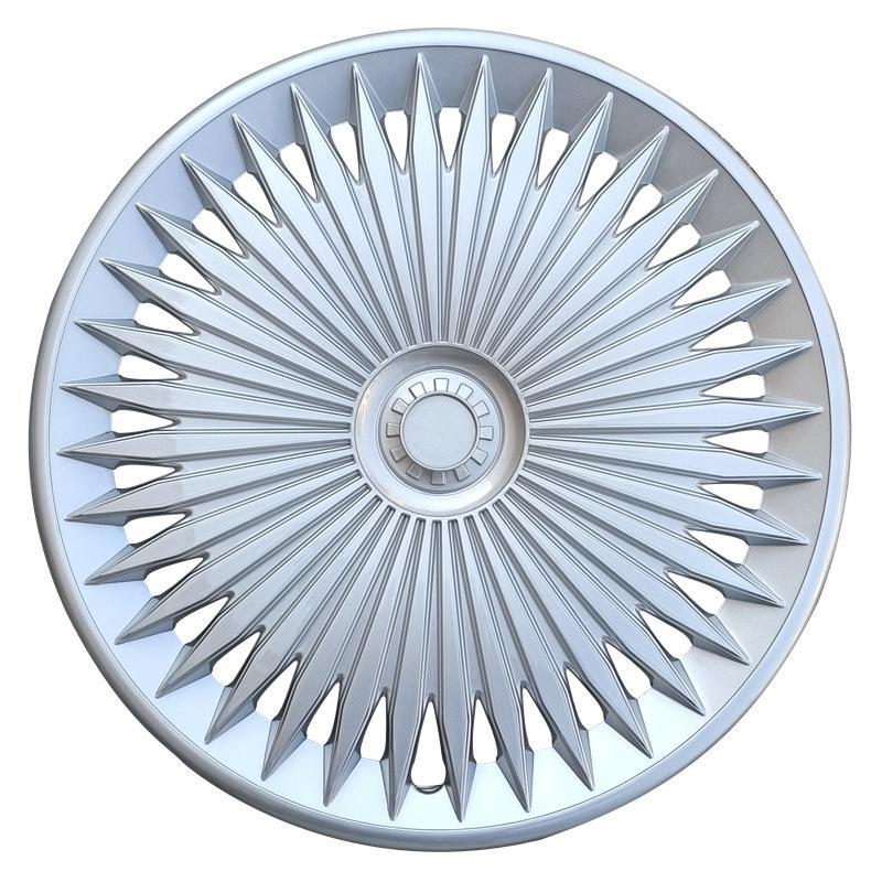 Car Wheel Hub Cover with Iron Steel Ring and Plastic Decorative Cover In Various Sizes 12-17 Inches.