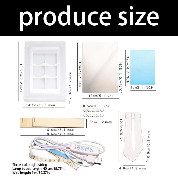 Resin Picture Frame Moulds Photo Frame Crafting Molds Jewelry Making Supplies Craft Molds Silicone Texture for Craftng