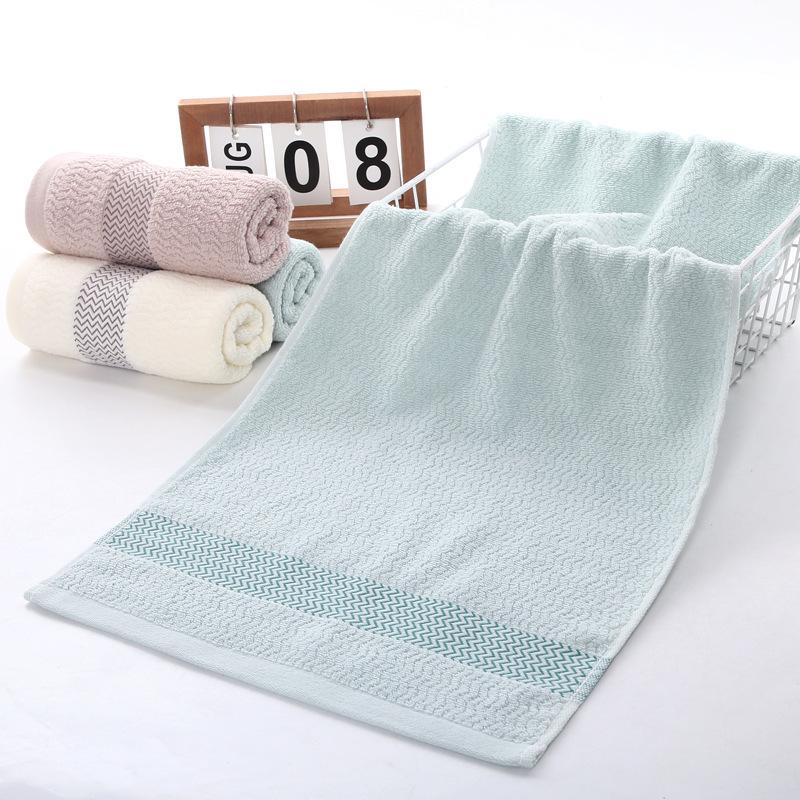 Pure Cotton Water Ripple Towel - Soft, Absorbent, and Gift-Ready. Personalized Embroidery Available.